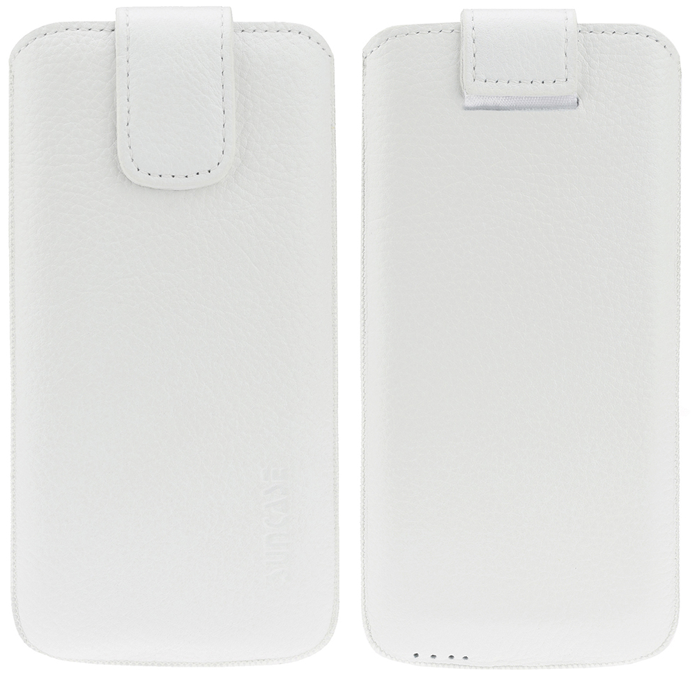 Suncase Custodia IN Vera Pelle per Cellulare Protettiva IPHONE Se (2020