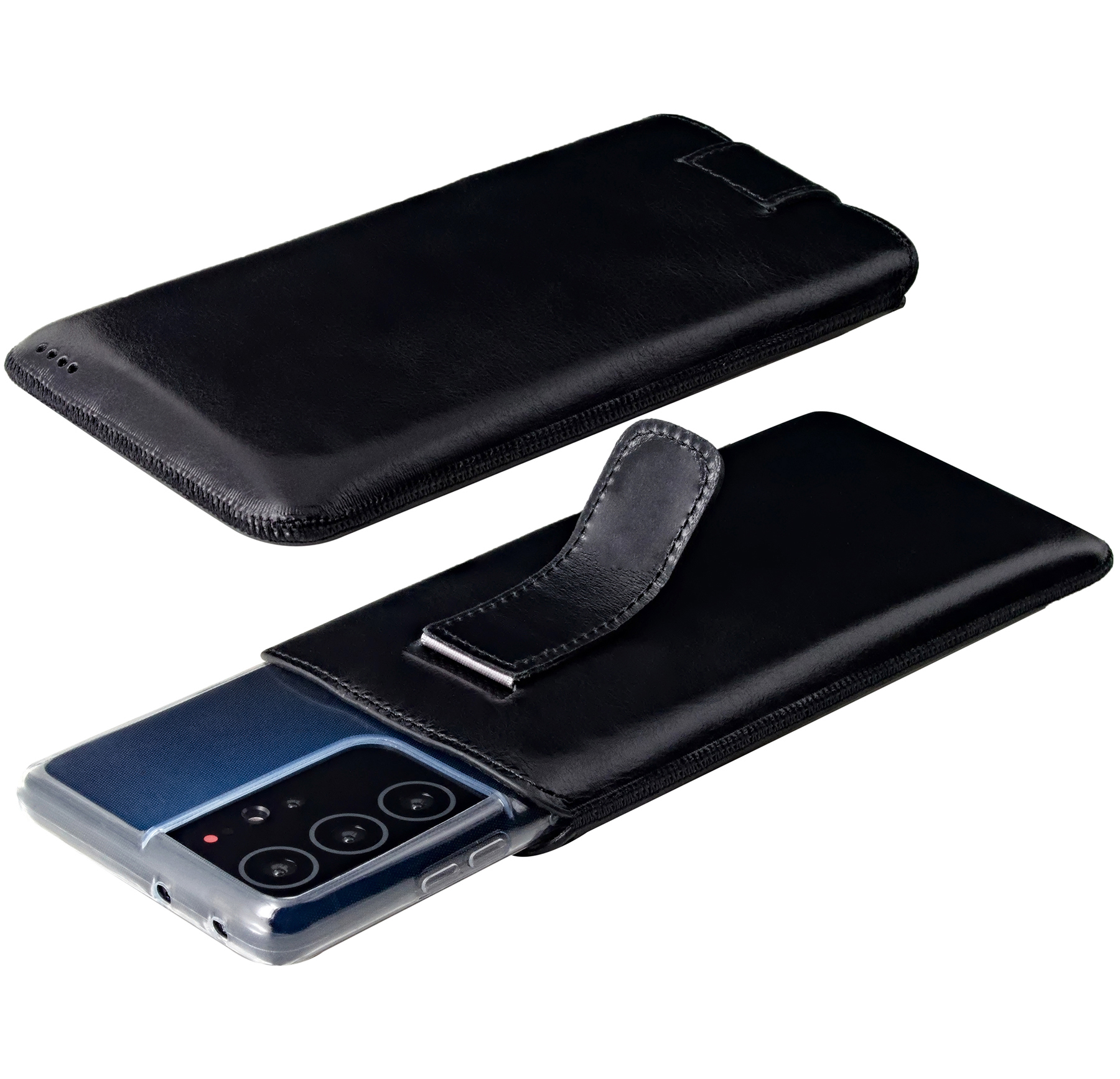 Suncase Echtleder Tasche Für Google Pixel 10/10 Pro | Handgefertigtes Ledertui Mit Samtfutter | Schutzcase Für Smartphone