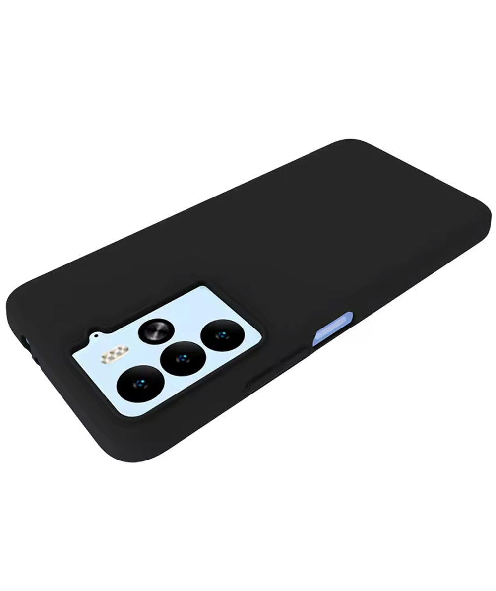 Hülle Für HTC U23 Pro 5G Tasche Silikon Case Matt Schwarz